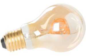 White Label Jantarově hnědá LED žárovka WLL BULB CLASSIC E27 5W