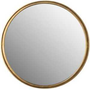 White Label Mosazné kulaté závěsné zrcadlo WLL Matz 60 cm