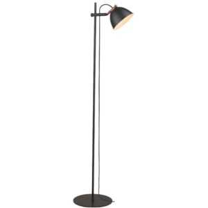 Černá kovová stojací lampa Halo Design Arhus 150 cm