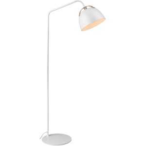 Bílá kovová stojací lampa Halo Design Oslo 140 cm