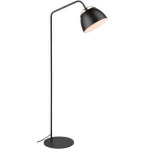 Černá kovová stojací lampa Halo Design Oslo 140 cm