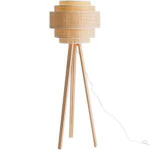 Nordic Design Ratanová stojací lampa Floki Mix 147 cm