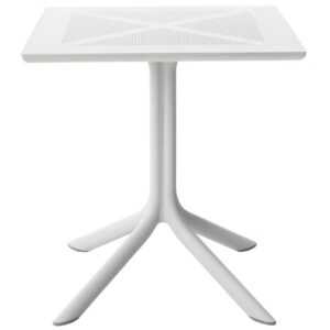 Nardi Bílý plastový zahradní stůl Clipx 70 x 70 cm
