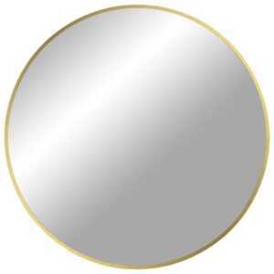 Nordic Living Zlaté kulaté závěsné zrcadlo Zahrah 60 cm