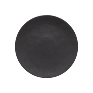 Černý kameninový talíř COSTA NOVA RODA 22 cm