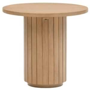 Dřevěný odkládací stolek Kave Home Licia Ø 60 cm