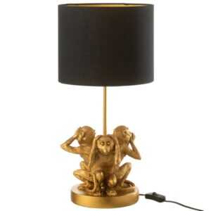 Zlatá stolní lampa J-line Hakiro 53 cm