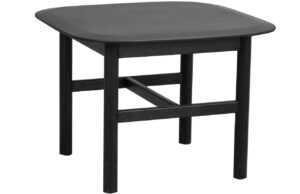 Černý dubový konferenční stolek ROWICO HAMMOND 62 x 62 cm