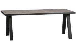 Hoorns Hnědý teakový jídelní stůl Urgento 200 x 90 cm