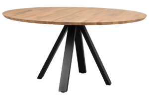 Dubový kulatý jídelní stůl ROWICO CARRADALE 150 cm