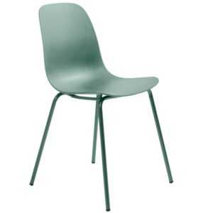 Zelená plastová jídelní židle Unique Furniture Whitby
