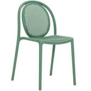 Pedrali Zelená plastová jídelní židle Remind 3730
