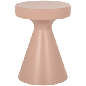 Růžový kovový odkládací stolek Richmond Kimble I. 30 cm