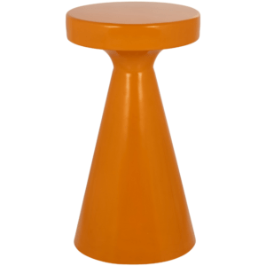 Oranžový kovový odkládací stolek Richmond Kimble II. 30 cm