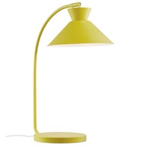 Nordlux Žlutá kovová stolní lampa Dial