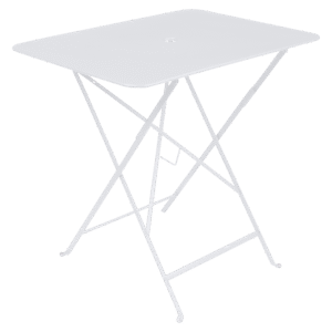 Bílý kovový skládací stůl Fermob Bistro 57 x 77 cm