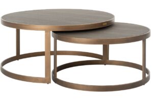 Richmond Set koženkových konferenčních stolků Bloomingville 74/91