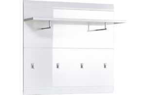 Germania Bílý nástěnný věšák Adana 90 x 96 cm