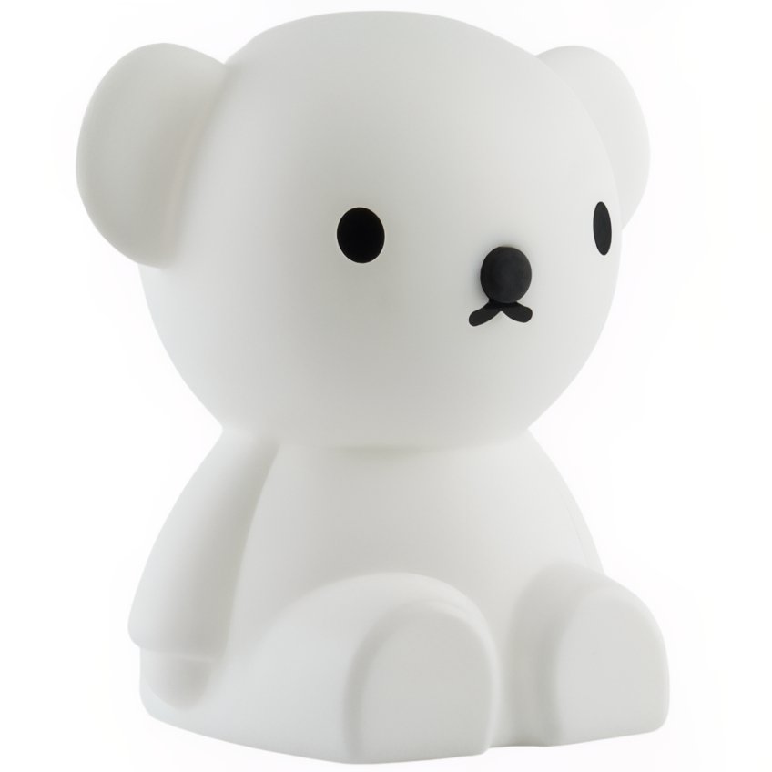 Bílá plastová dětská LED lampa Mr. Maria Boris 36 cm