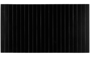 WOOOD Černá dubová odkládací podložka na područku pohovky Wonda 44 x 24 cm