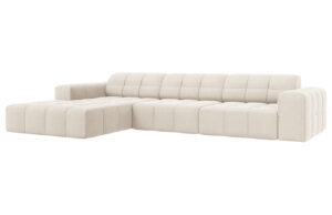 Cosmopolitan Design Sametová rohová pohovka Chicago 284 cm