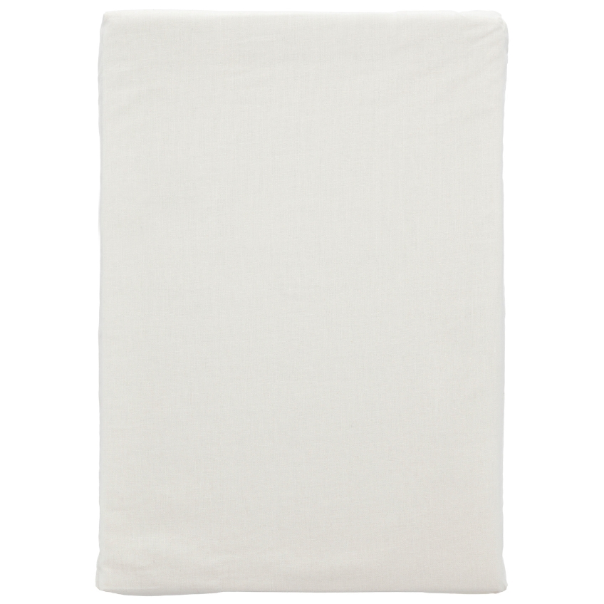 Södahl Krémově bílé bavlněné prostěradlo II. Calm 90 x 200 cm