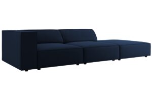 Cosmopolitan Design Sametová pohovka Arendal 262 cm