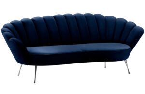 Cosmopolitan Design Sametová pohovka Kingston 224 cm