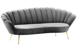 Cosmopolitan Design Sametová pohovka Kingston 224 cm