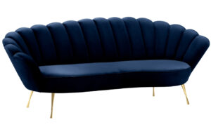 Cosmopolitan Design Sametová pohovka Kingston 224 cm