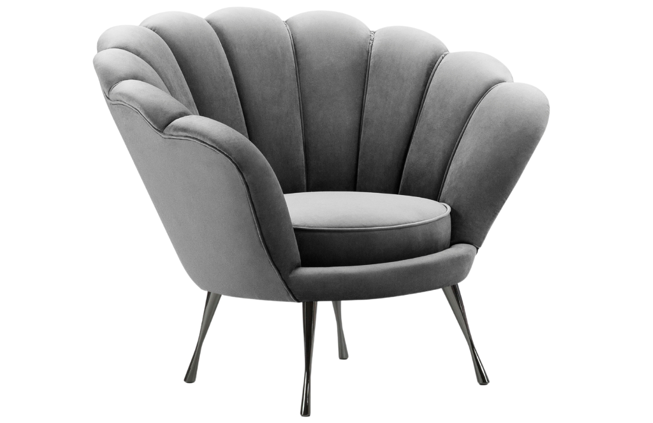 Cosmopolitan Design Sametové křeslo Kingston