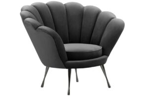 Cosmopolitan Design Sametové křeslo Kingston