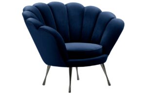 Cosmopolitan Design Sametové křeslo Kingston