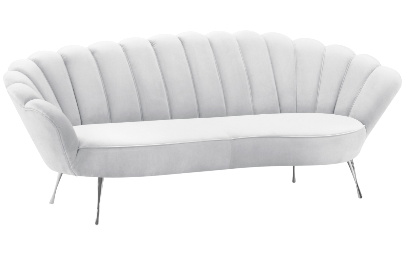 Cosmopolitan Design Sametová pohovka Kingston 224 cm