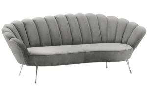 Cosmopolitan Design Sametová pohovka Kingston 224 cm