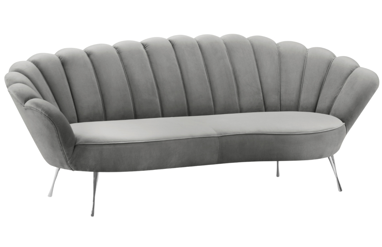 Cosmopolitan Design Sametová pohovka Kingston 224 cm