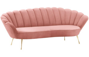 Cosmopolitan Design Sametová pohovka Kingston 224 cm