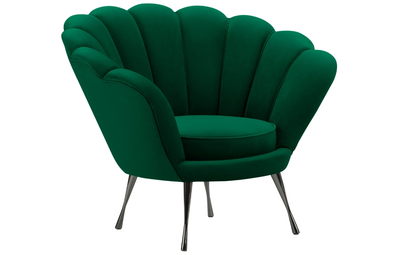 Cosmopolitan Design Sametové křeslo Kingston