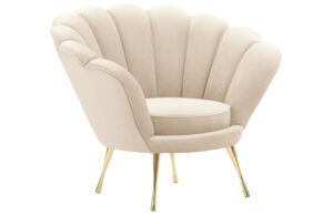 Cosmopolitan Design Sametové křeslo Kingston