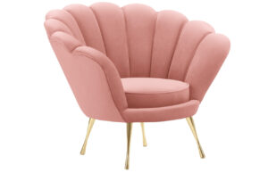 Cosmopolitan Design Sametové křeslo Kingston