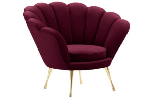 Cosmopolitan Design Sametové křeslo Kingston