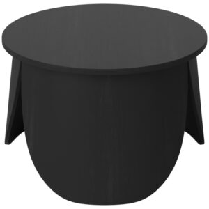 Bolia Černý dubový nízký konferenční stolek Peyote 56 cm