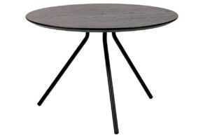 Černý dubový konferenční stolek Somcasa Brian 60 cm