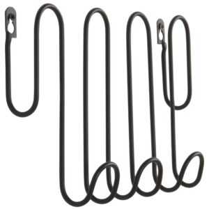 Jotex Černý kovový nástěnný věšák TURNS 40 cm