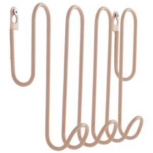 Jotex Světle růžový kovový nástěnný věšák TURNS 40 cm