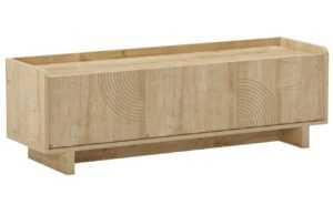 Marckeric TV stolek Daira 140 x 40 cm s dubovým dekorem