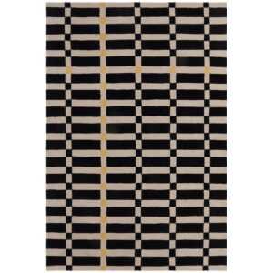 Jotex Černobílý vlněný koberec FIORELLA 200 x 300 cm