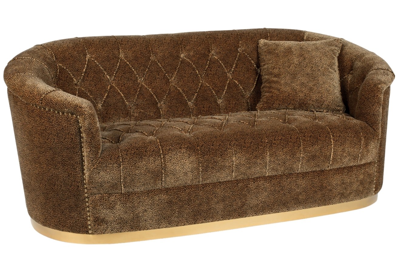 Bold Monkey Sametová pohovka Too Pretty To Sit On 181 cm