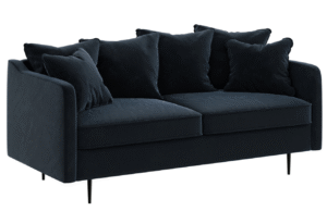 Ghado Sametová pohovka Esme 176 cm