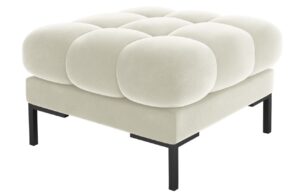 Micadoni Sametová podnožka Mamaia 60 x 60 cm